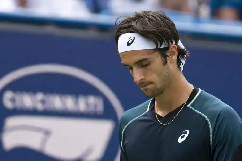 In primo piano Musetti, protagonista del tennis italiano