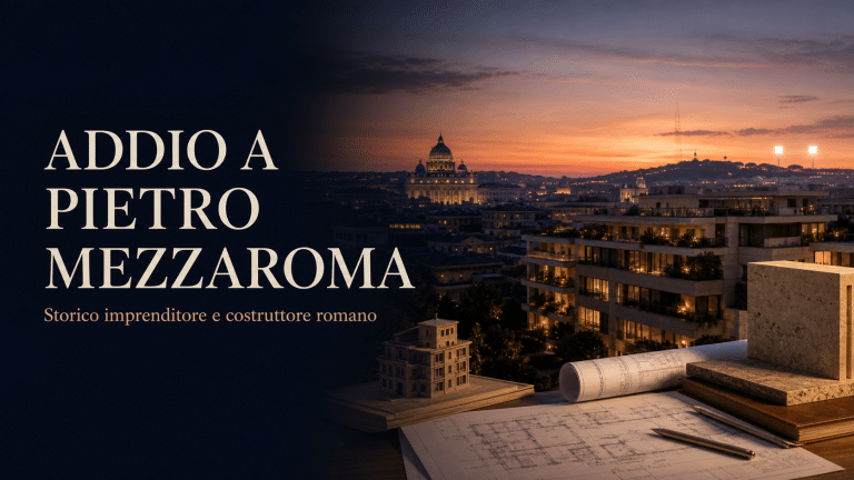 Morto Pietro Mezzaroma, storico costruttore romano: aveva 91 anni