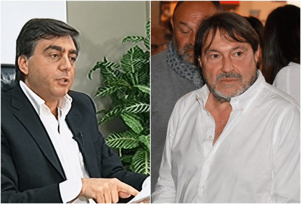 Due uomini in abiti formali.