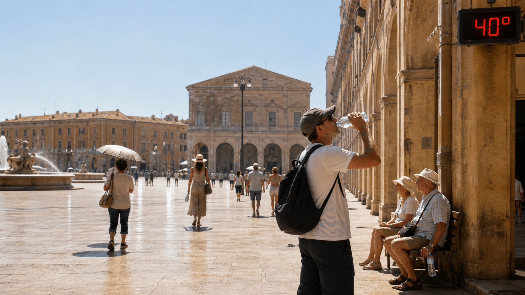 Caldo, l’afa avanza: martedì 19 città da bollino rosso, mercoledì saranno 20