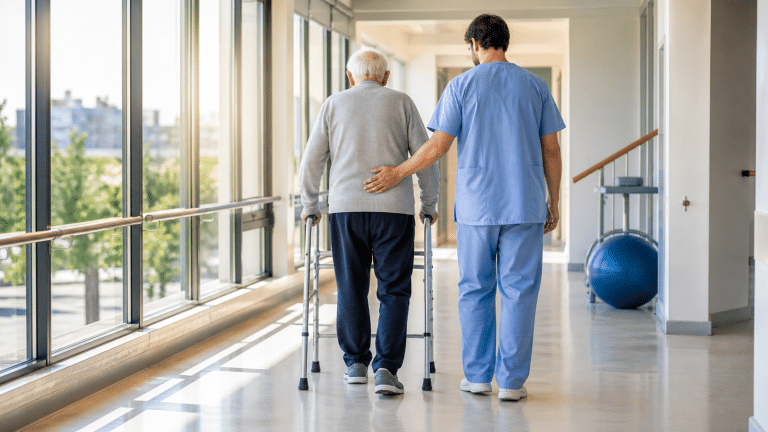 Giuseppe torna a camminare a 98 anni dopo una doppia protesi d’anca
