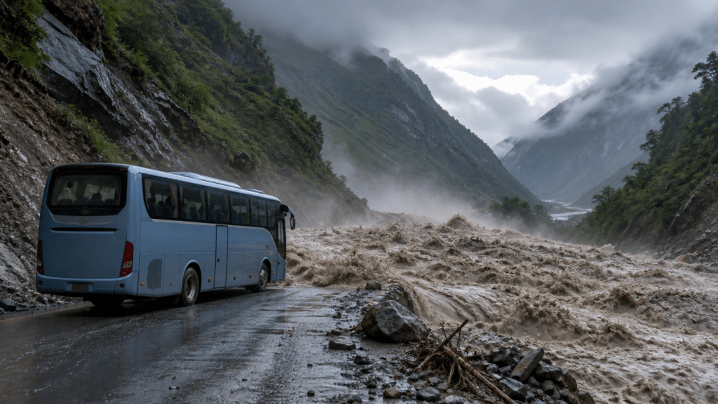 Alluvione in Nepal, il racconto dell’italiano sopravvissuto: «Salvi per pochi metri»