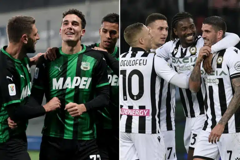 Coppa Italia, i risultati del 2 settembre: il Sassuolo vince ai rigori. Bene l’Udinese