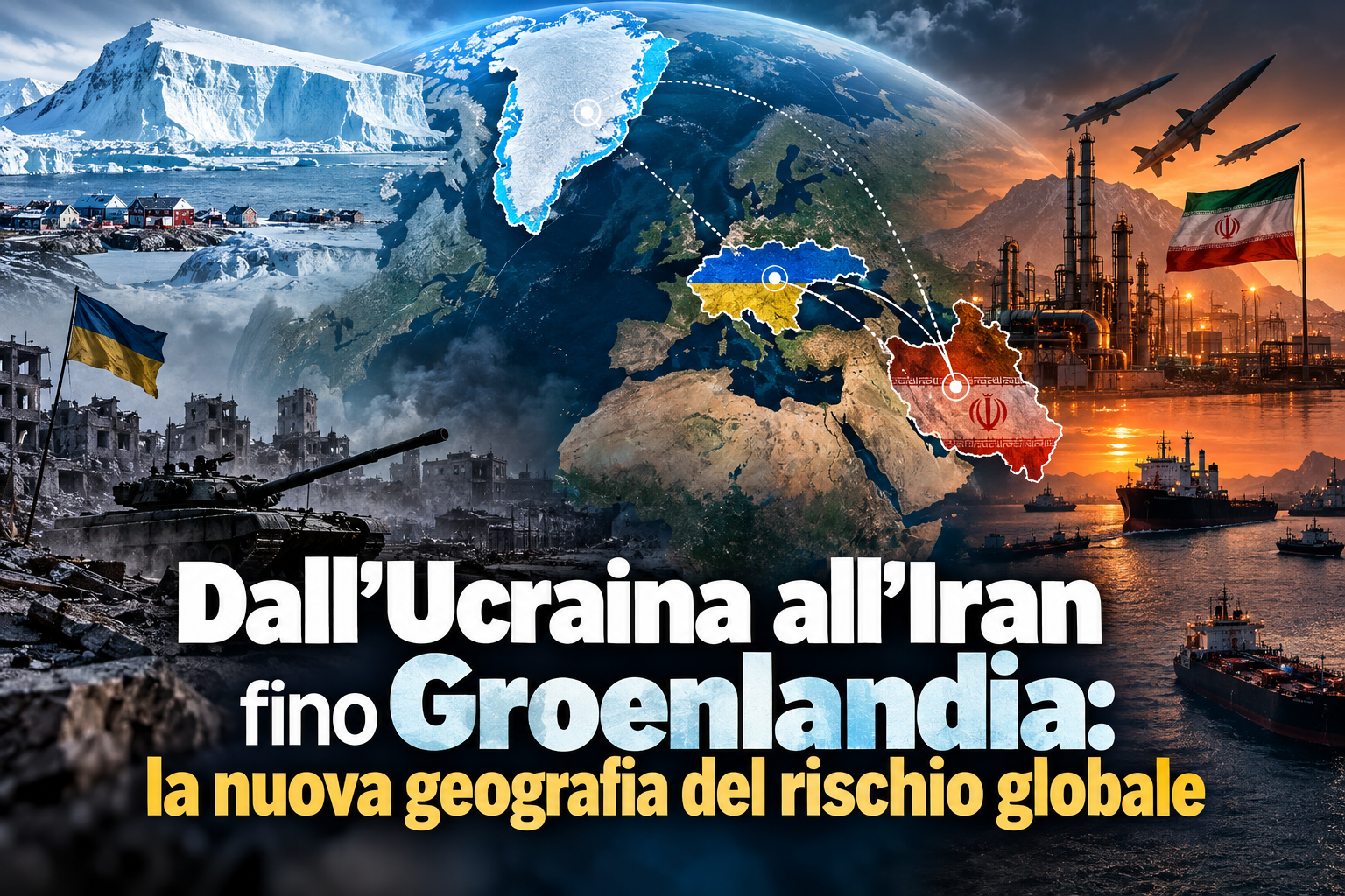 Dall’Ucraina all’Iran fino Groenlandia: la nuova geografia del rischio globale