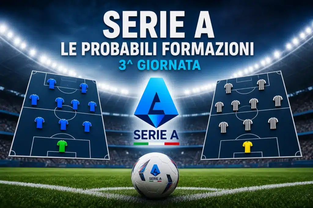 Le probabili formazioni della terza giornata