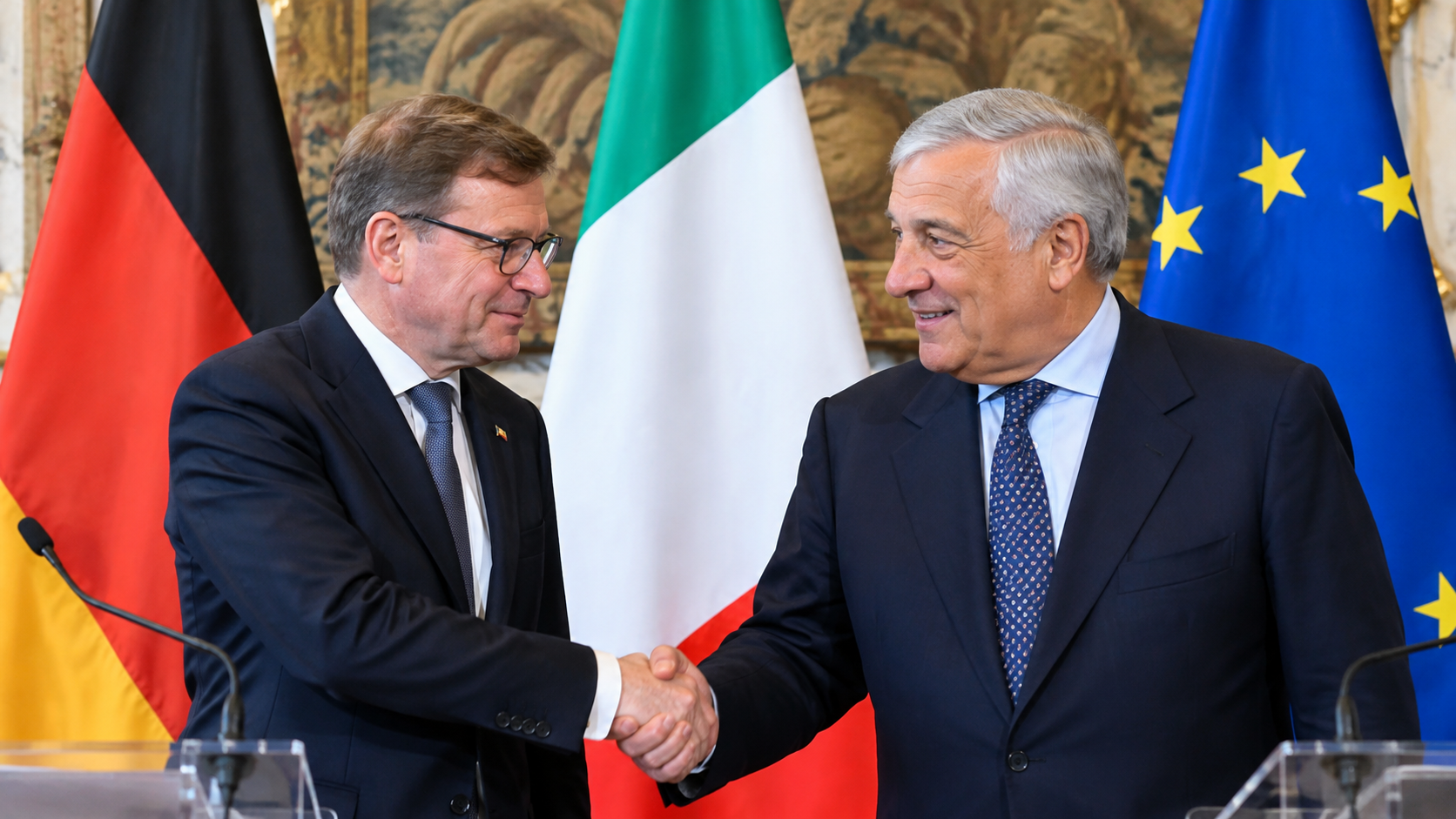 Italia-Germania, Tajani incontra Wadephul: «Rafforzare il partenariato strategico»