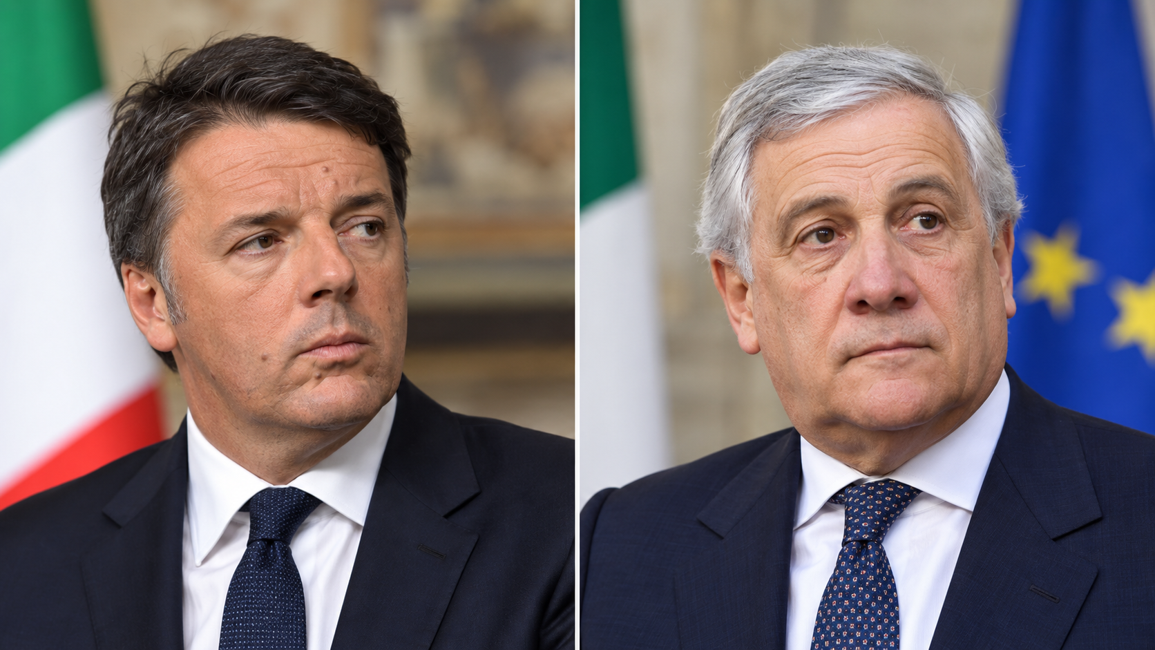 Renzi e Tajani, scontro sul centro: «Riformisti, lasciate il centrodestra»